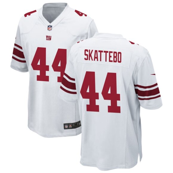 Mens Youths Kids Womens Cam Skattebo Stitched White Jersey